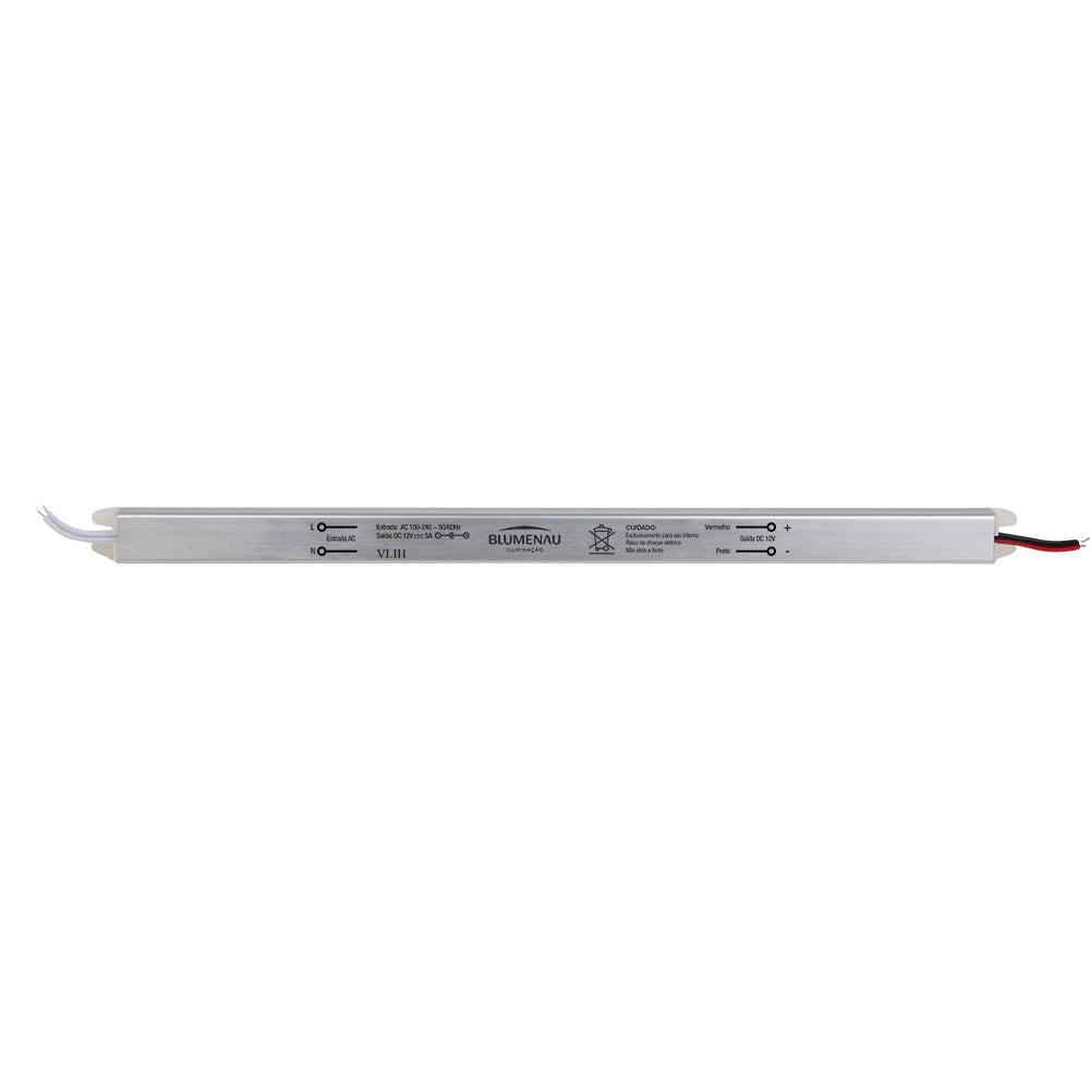 Fonte Slim 72W 12V/6A Bivolt para Fita LED