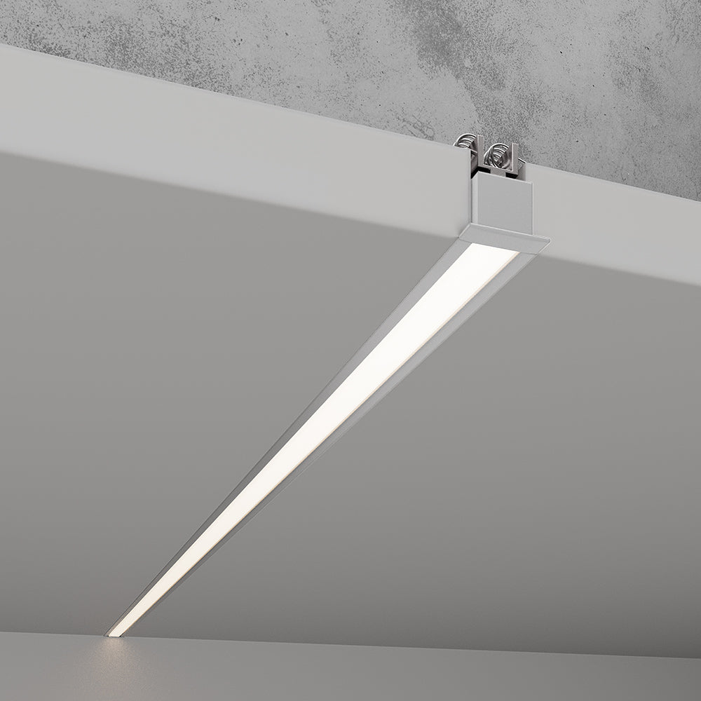 Perfil Embutir 25x14mm 2m - Branco