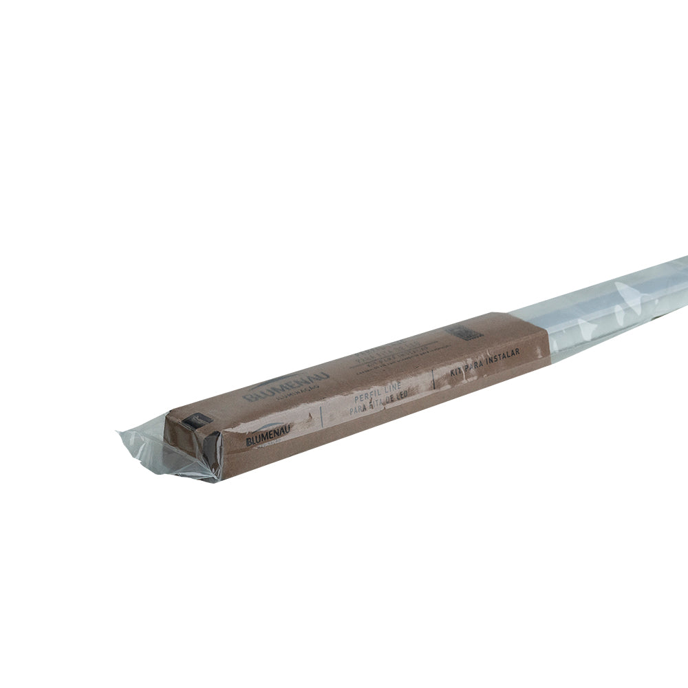 Perfil Embutir 25x14mm 2m - Branco