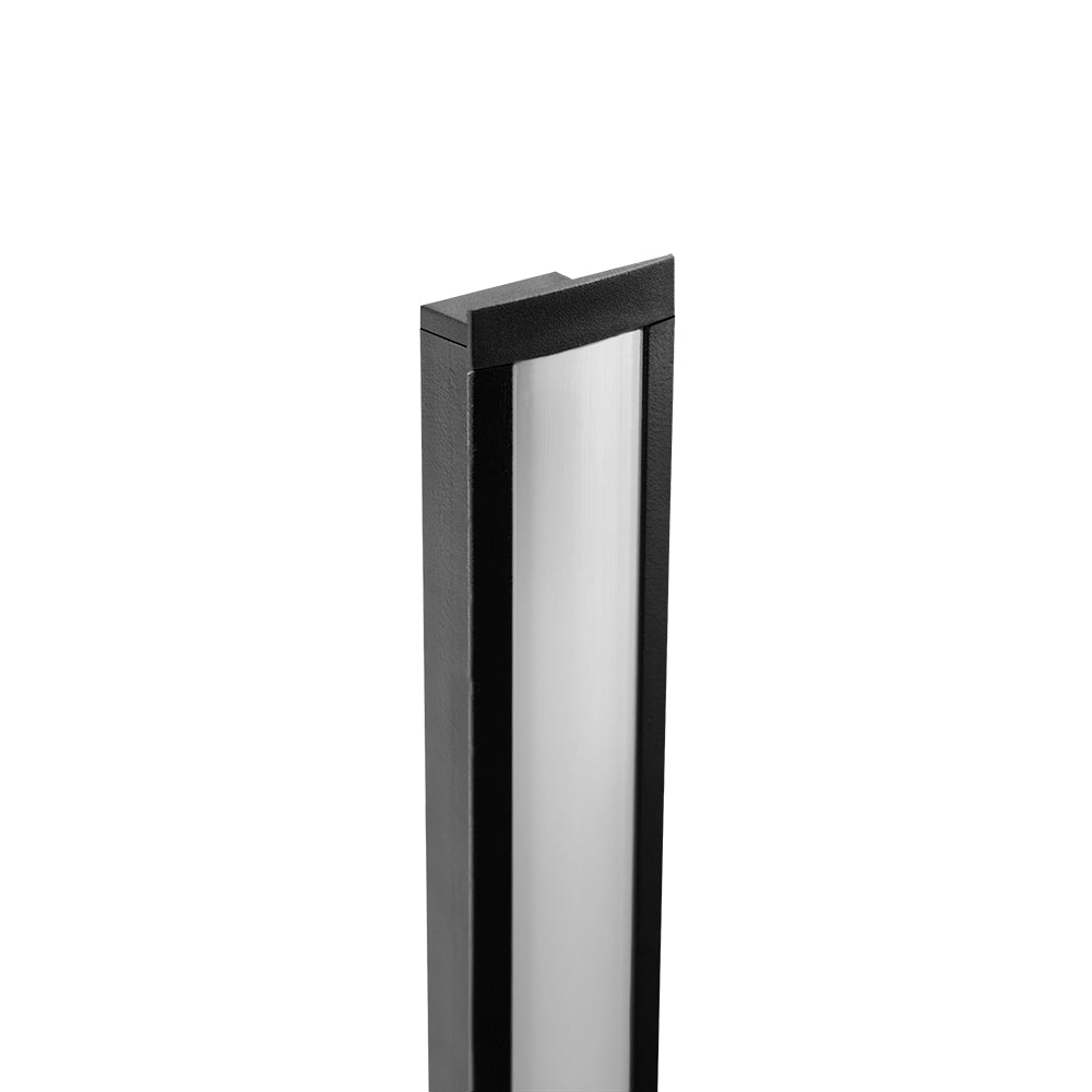 Perfil Embutir 25x14mm 3m - Preto