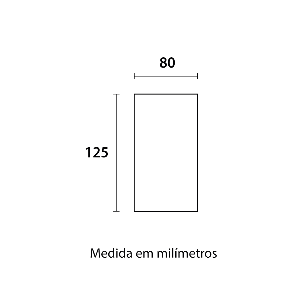 Spot Clean Quadrado Sobrepor - Preto