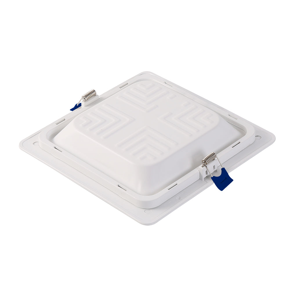 Painel LED Play ABS Embutir Quadrado 18W Bivolt - Branco