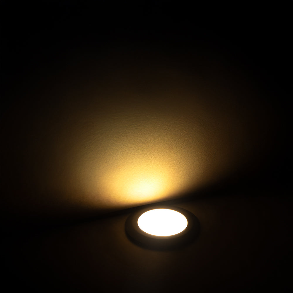 Embutido de Solo LED Isen 1W IP66 Bivolt 3.000K - Preto