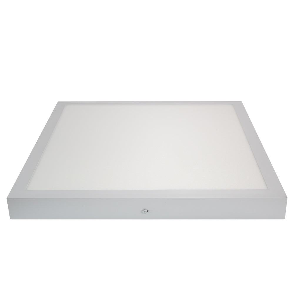 Painel Backlight LED Sobrepor Quadrado Alumínio 32W - Branco