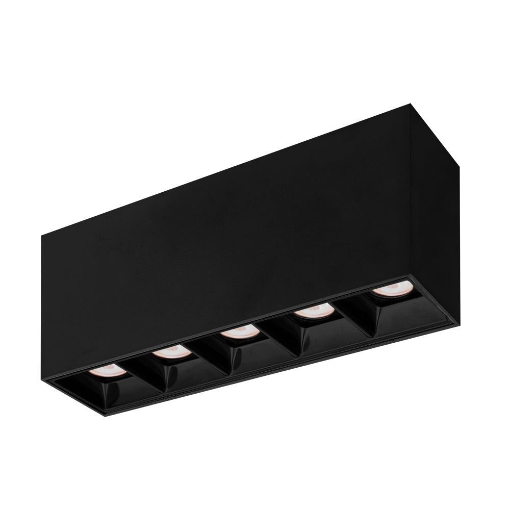 Spot Íris LED Sobrepor Bivolt 10W 3.000K Preto
