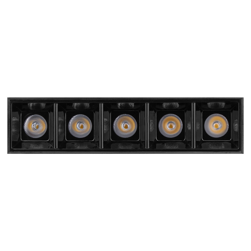 Spot Íris LED Sobrepor Bivolt 10W 3.000K Preto