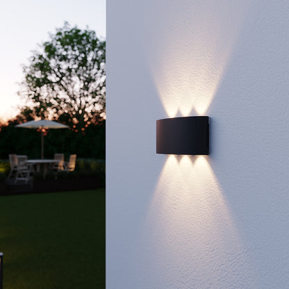 Arandela Bogen LED ABS Bivolt 6W 3.000K - Preto