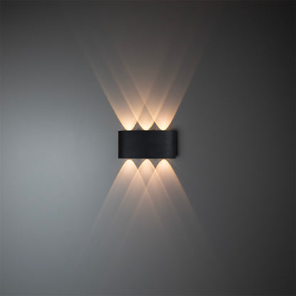 Arandela Bogen LED ABS Bivolt 6W 3.000K - Preto