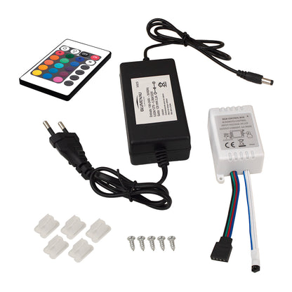 Fita LED Neon Slim 8W/m 12V RGB - 5m