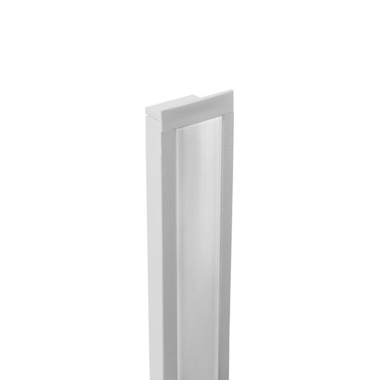 Perfil Embutir 25x14mm 2m -  Branco