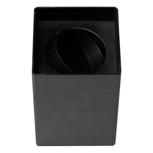 Spot Clean Quadrado Sobrepor - Preto