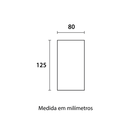 Spot Clean Quadrado Sobrepor - Branco