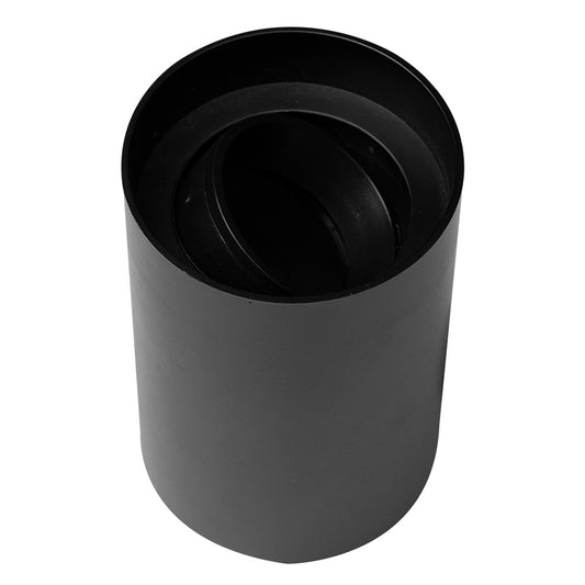Spot Clean Redondo Sobrepor - Preto