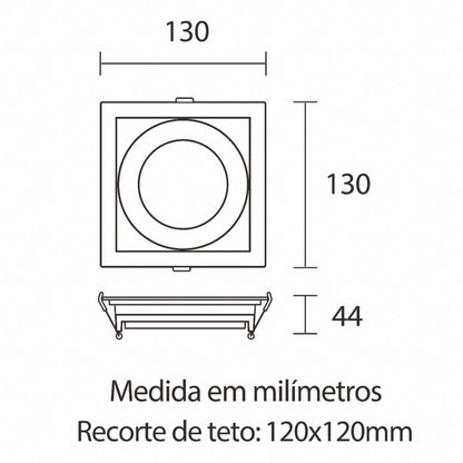 Spot Clean PAR20 - Preto