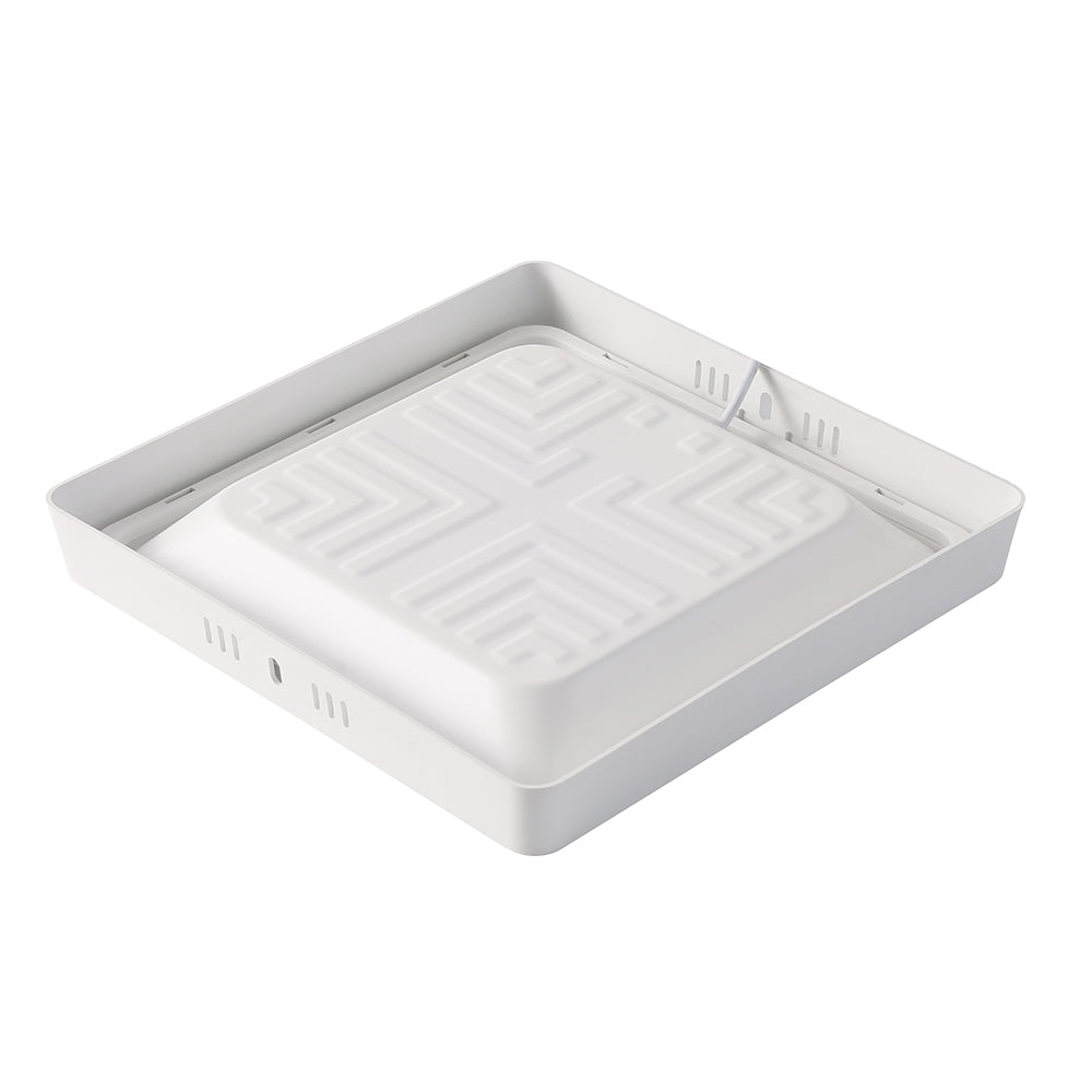 Painel LED Play ABS Sobrepor Quadrado 24W Bivolt - Branco