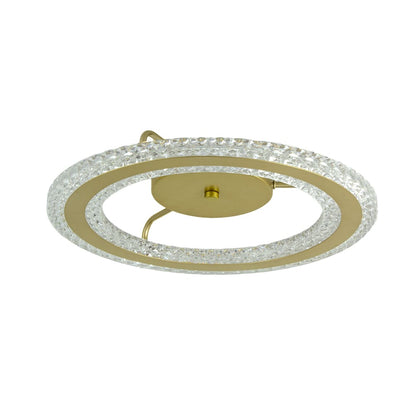 Plafon LED Ester 24W Bivolt Temperatura Ajustável - Dourado