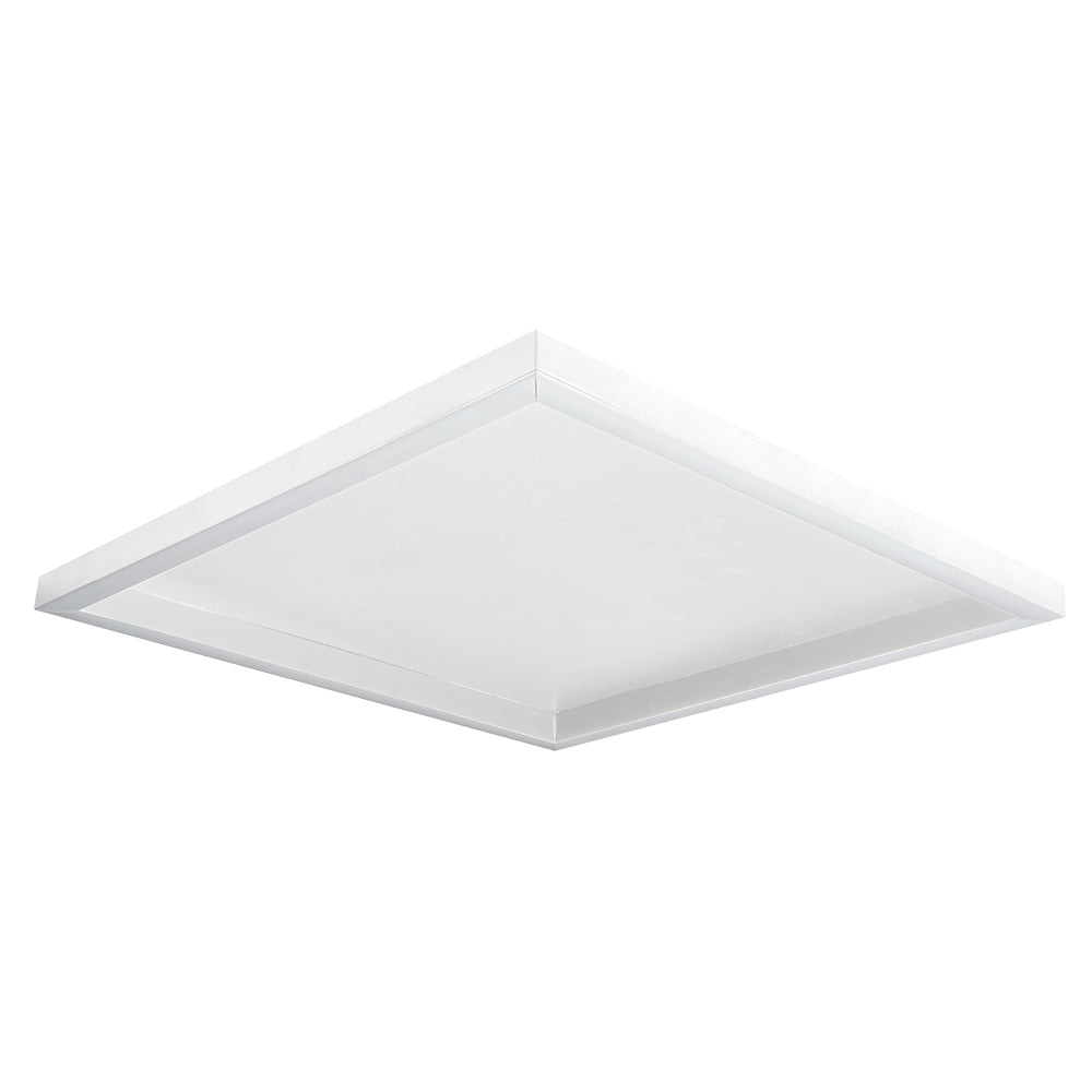 Plafon Square LED Alumínio 430mm Bivolt 15W 2.700K - Branco Fosco