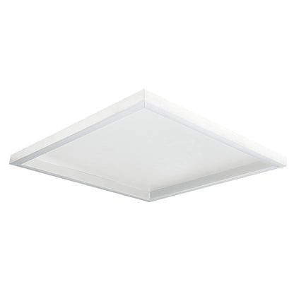 Plafon Square LED Alumínio 430mm Bivolt 15W 2.700K - Branco Fosco