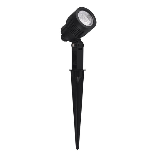 Espeto LED Clear 3W Luz Verde - Preto