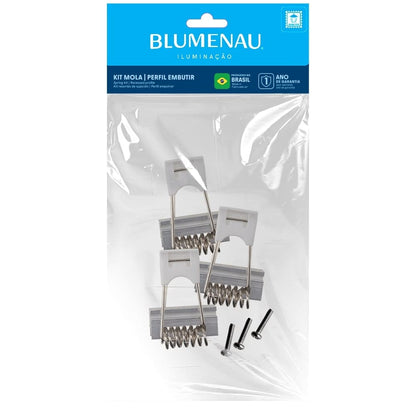 Kit Mola para Perfil Embutir 25x14mm e 36x27mm