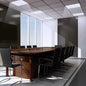 Painel Backlight LED Embutir Quadrado Alumínio 32W - Branco