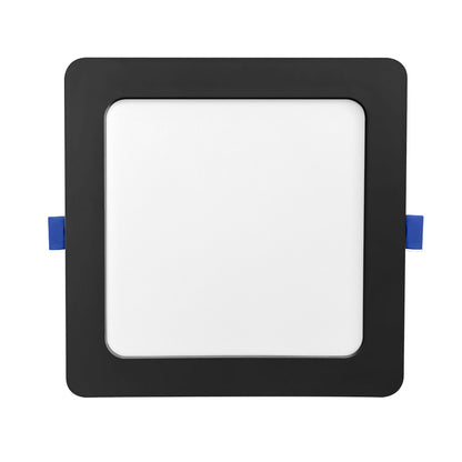 Painel LED Play Embutir Quadrado 12W Bivolt - Preto