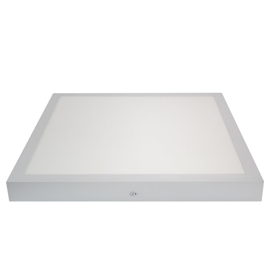 Painel Backlight LED Sobrepor Quadrado Alumínio 32W - Branco