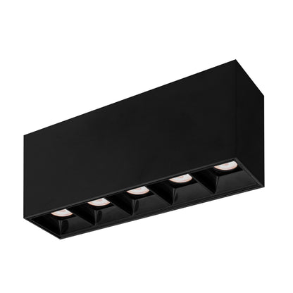 Spot Íris LED Sobrepor Bivolt 10W 3.000K Preto